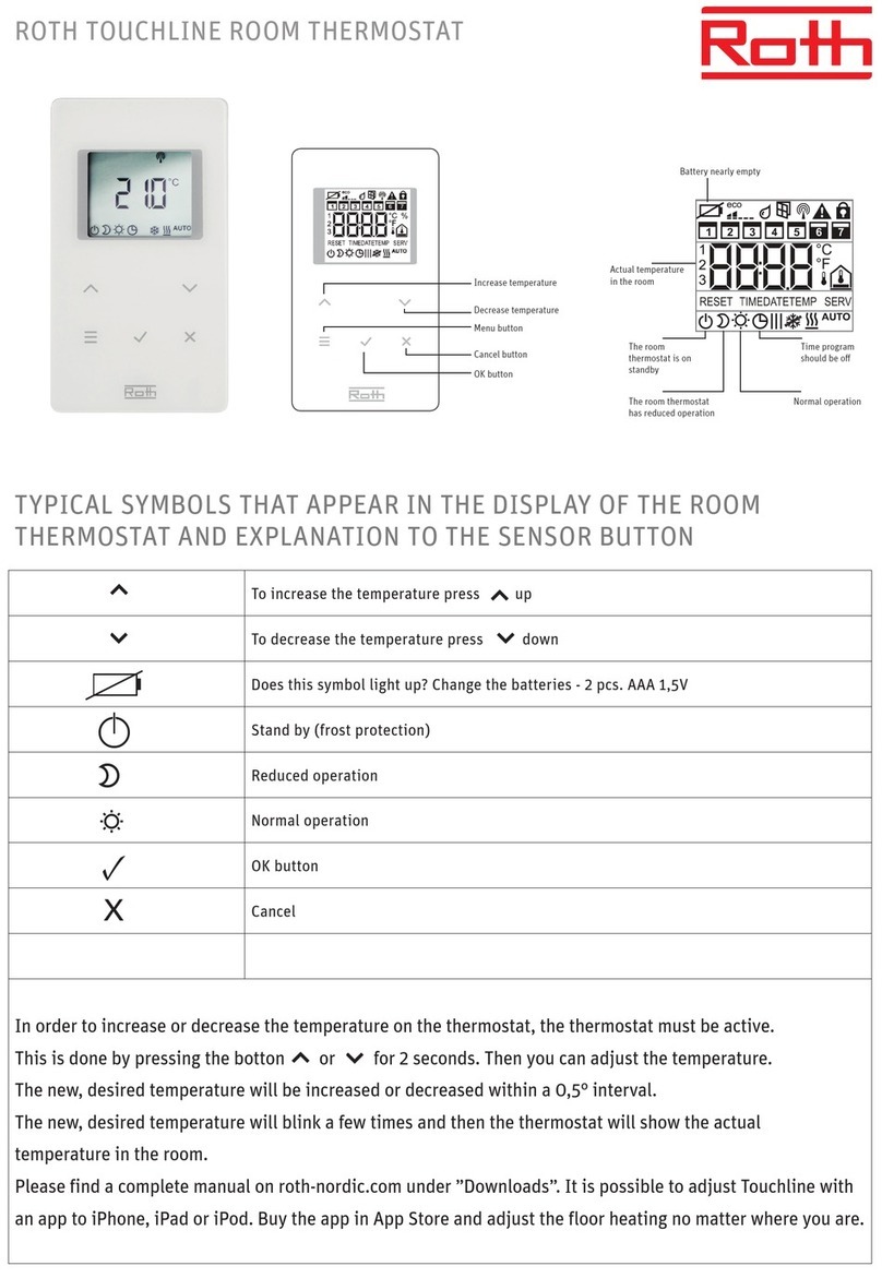 Roth Touchline Reference guide