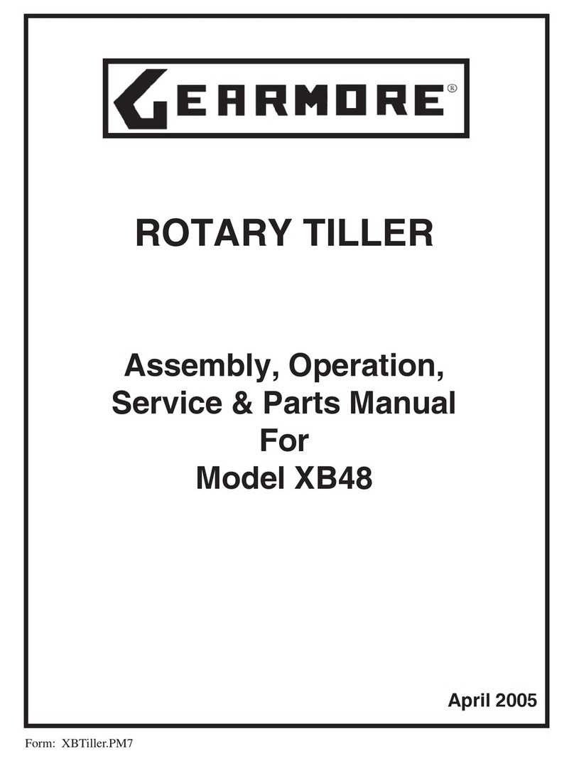 Gearmore XB48 Assembly, operation, service & parts manual