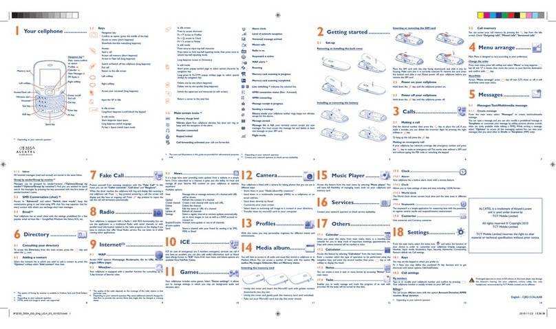 Alcatel OT-355A User manual