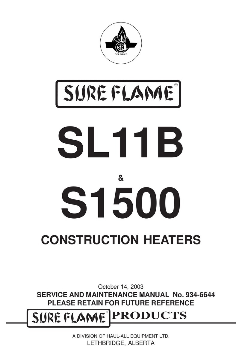 Sure Flame SL11B Installation and user guide