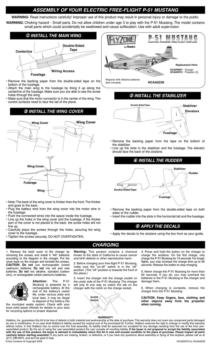 Hobbico HCAA0239 User manual