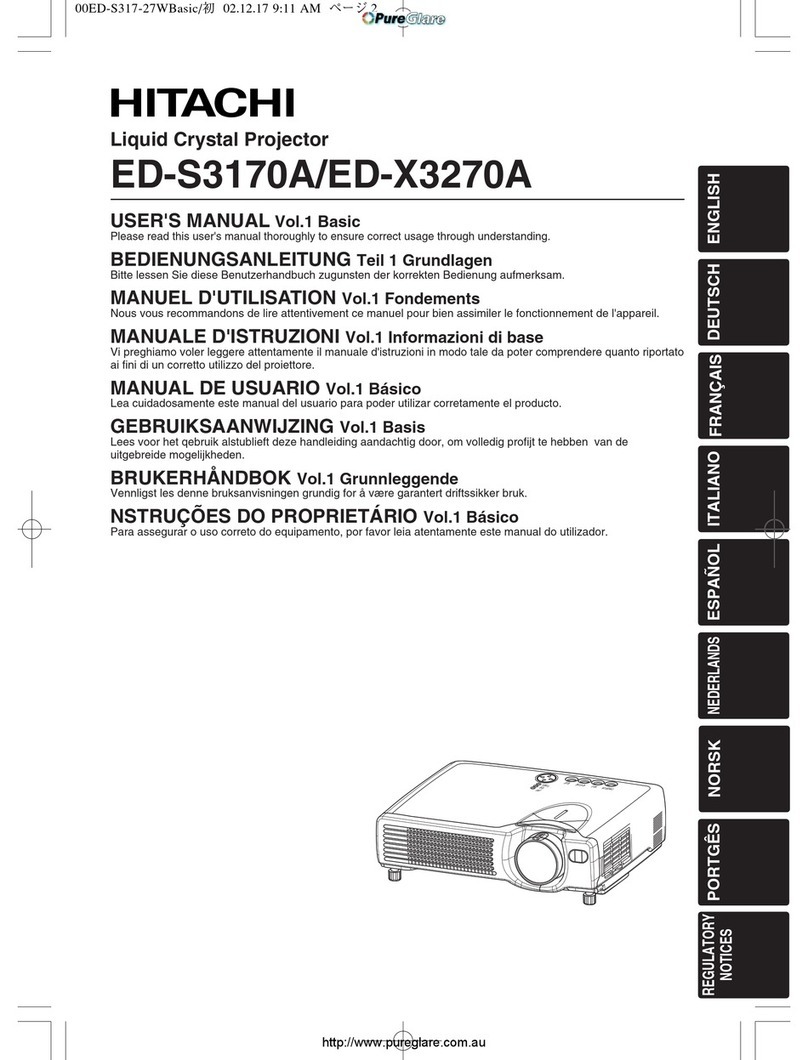 Hitachi EDS-3170A User manual