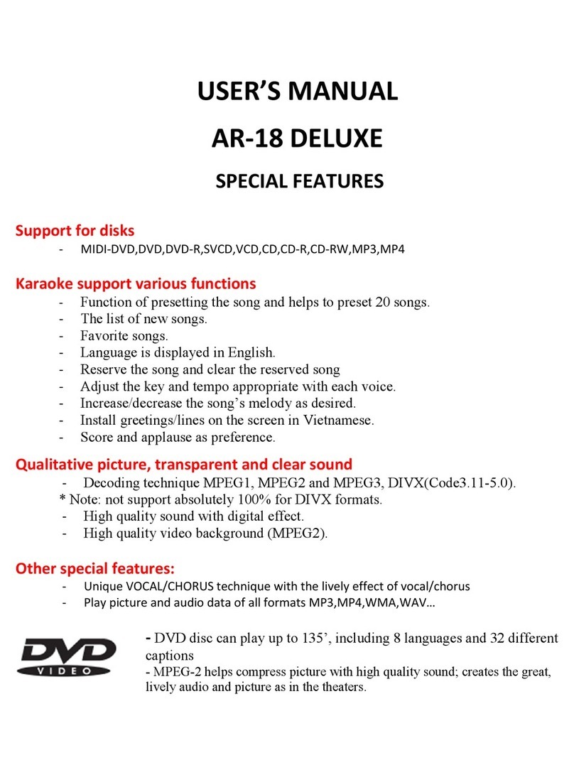 Arirang AR-18 DELUXE user manual