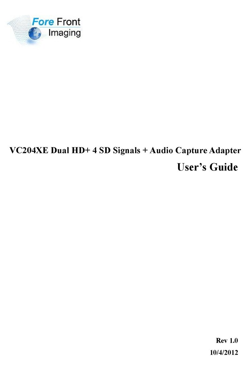 ForeFront Imaging VC204XE user guide