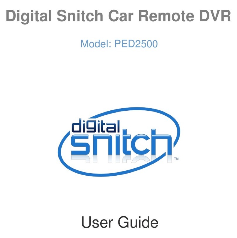 digital snitch PED2500 user guide