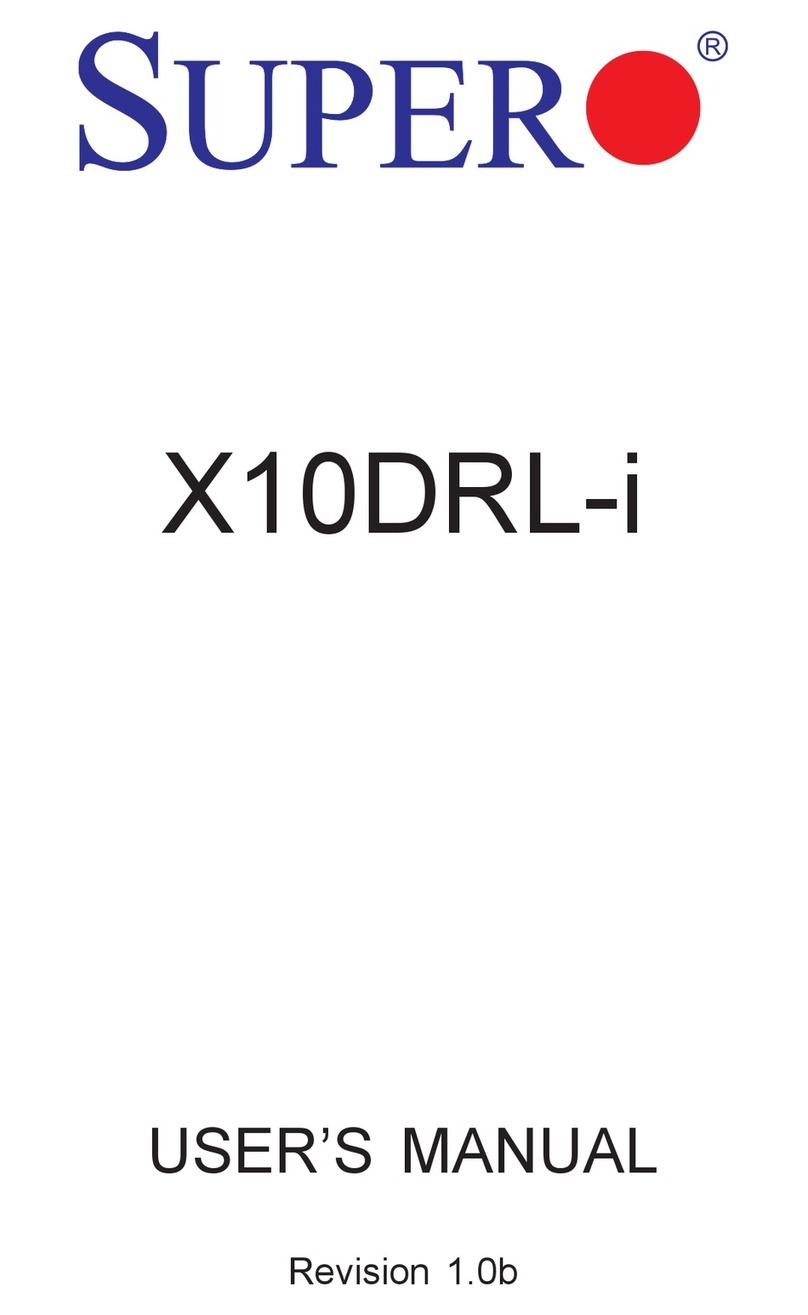 Supero X10DRL-i User manual Supero X10DRL-i User manual