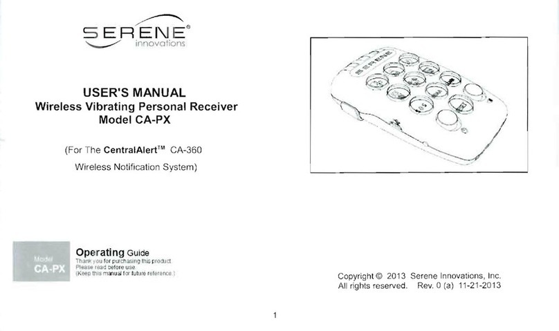 Serene CA-PX User manual