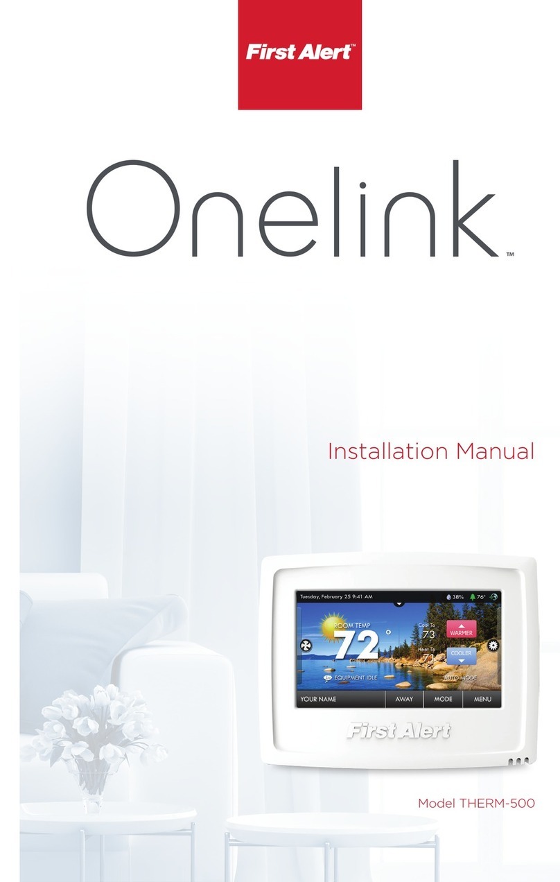 First Alert Onelink THERM-500 User manual