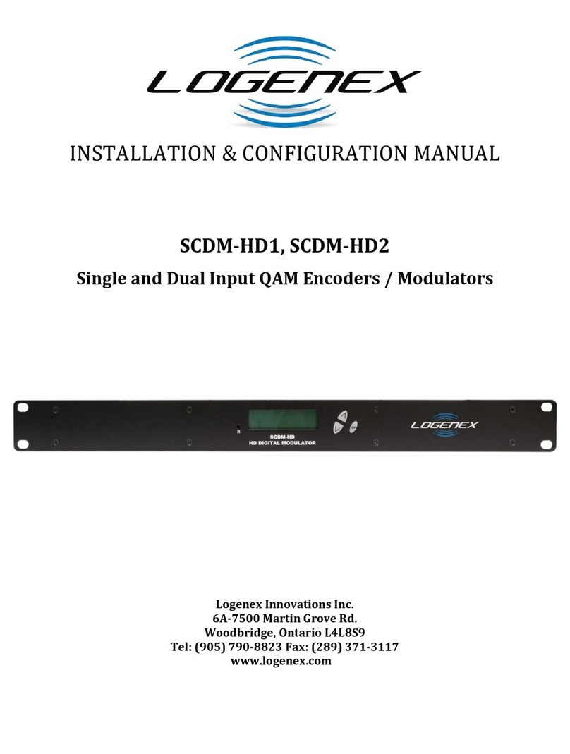 Logenex SCDM-HD1 Installation and configuration manual