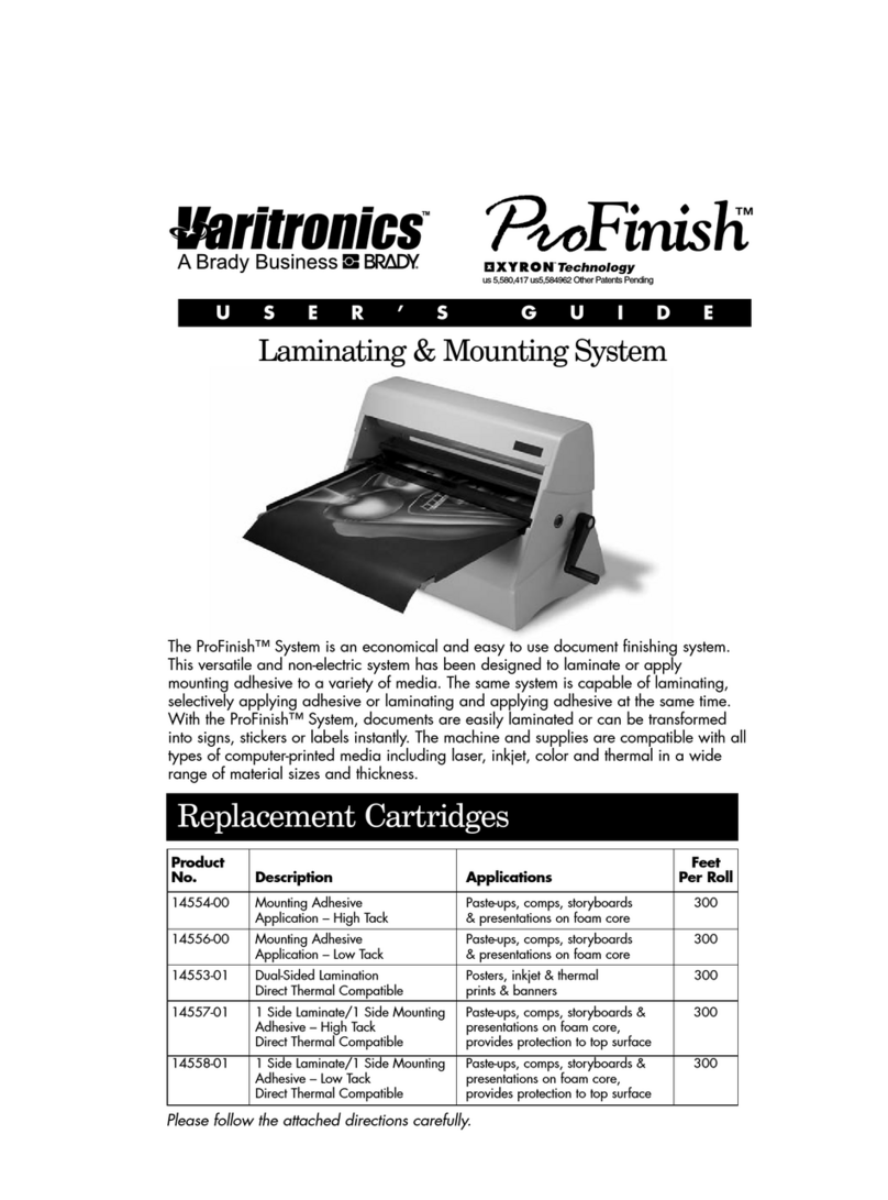 Varitronics 14554-00 user guide