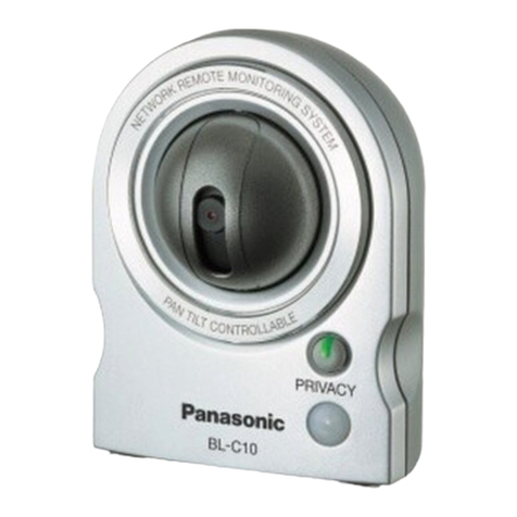 Panasonic BL-C10A - Network Camera - Pan operating instructions