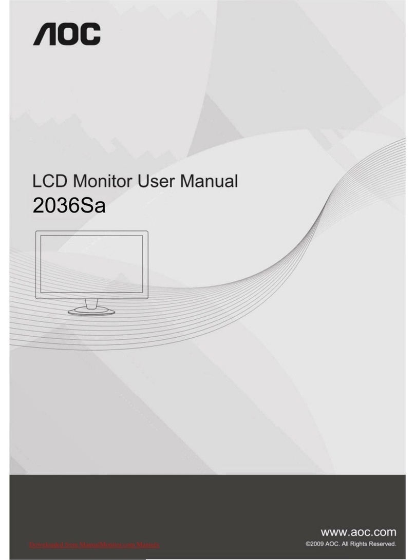 AOC 2036Sa User manual