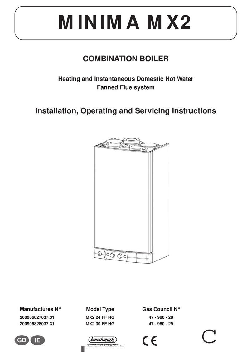 Chaffoteaux & Maury MINIMA MX2 24 FF NG Installation, operating and servicing instruction