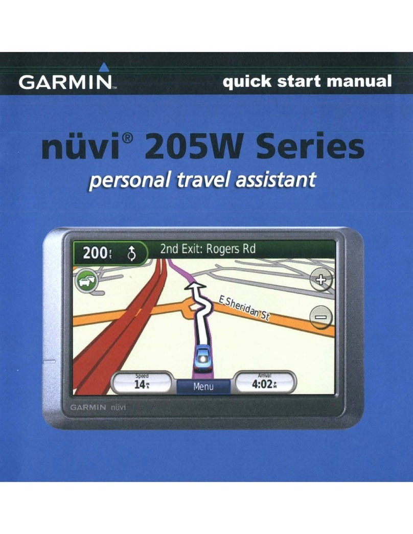 Garmin nuvi 205W Series Quick start manual