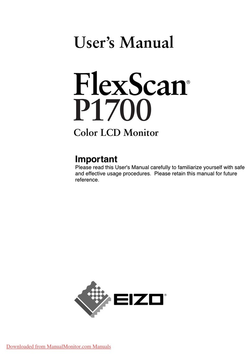 Eizo EIZO FlexScan P1700 User manual