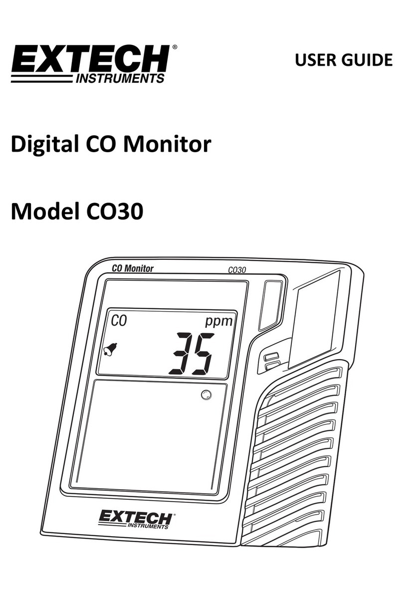Extech Instruments CO30 user guide