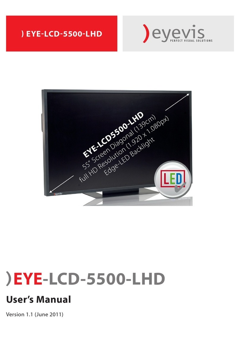 Eyevis EYE-LCD-5500-LHD User manual