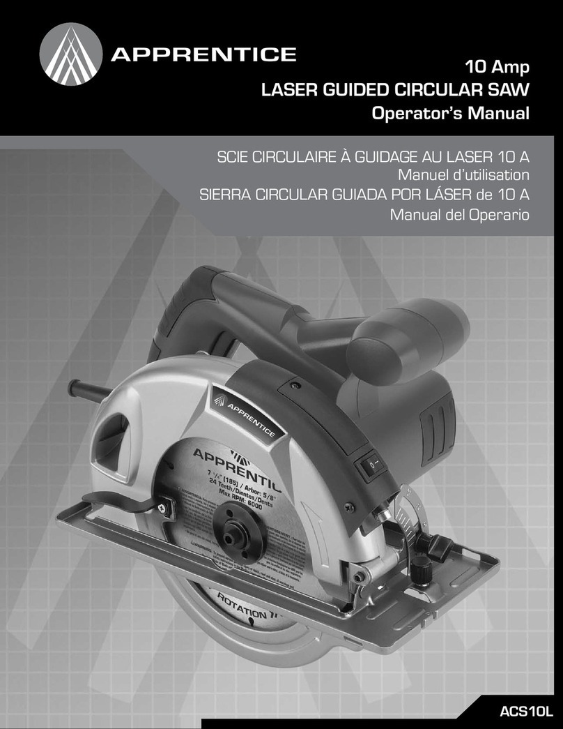 Apprentice ACS10L Operator's manual