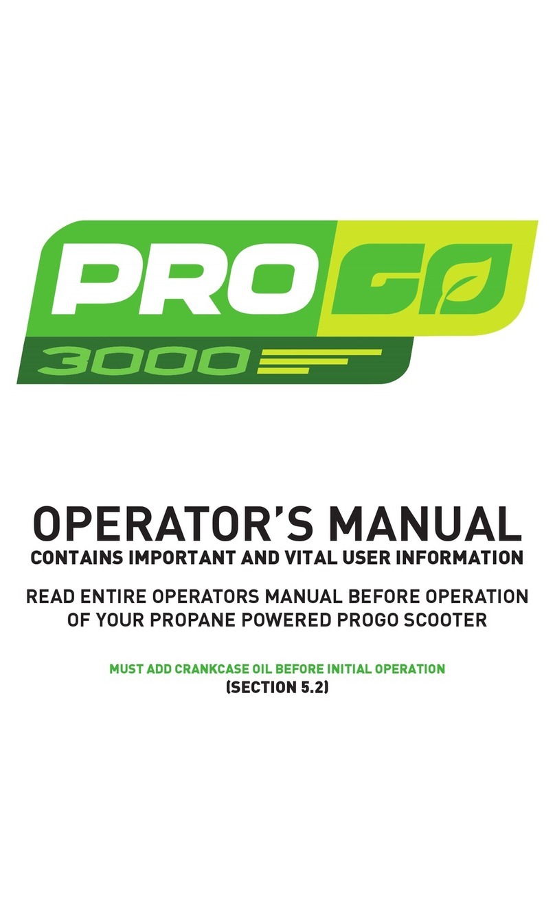 ProGo 3000 Operator's manual