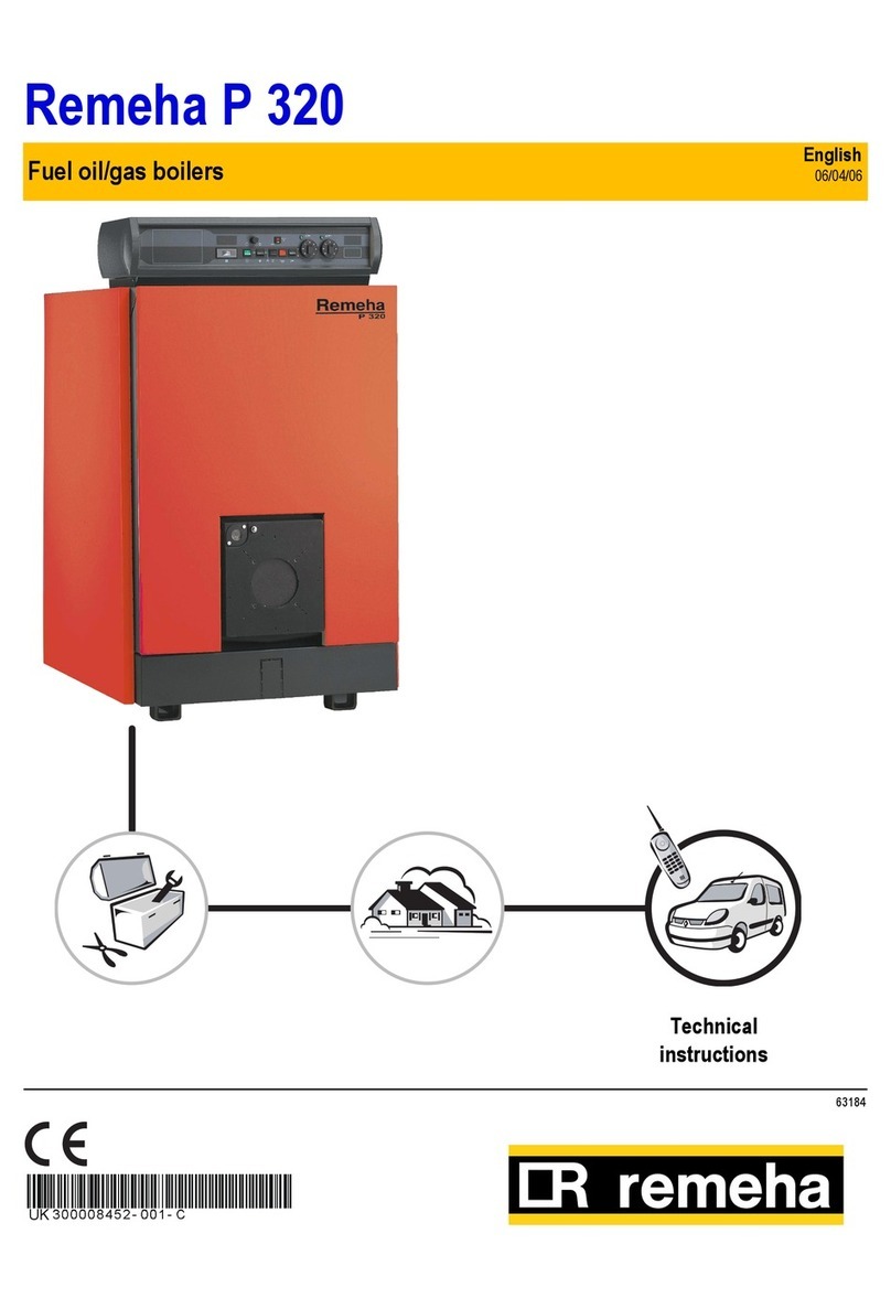 REMEHA P 320-4 Technical instructions