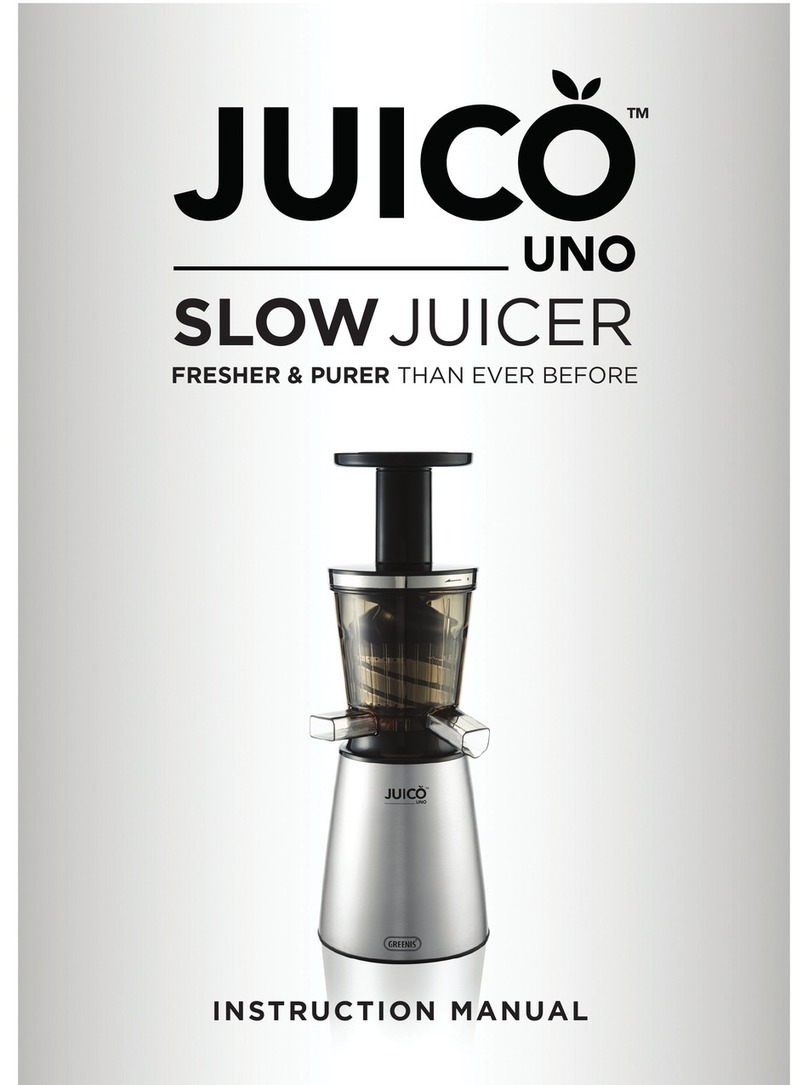 Juico UNO SLOW JUICER instruction manual