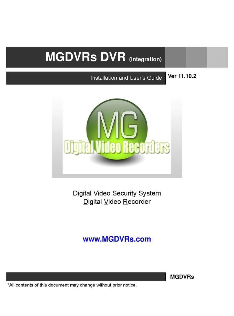 MGDVRs CAP series Installation and user guide