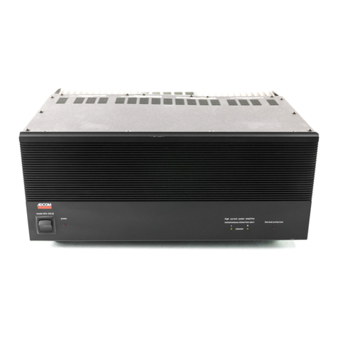 Adcom GFA-555II User manual