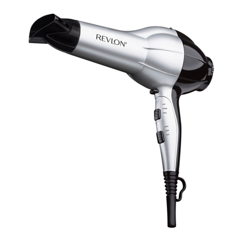REVLON Ionic Ceramic Pro Stylist RV484 operating instructions