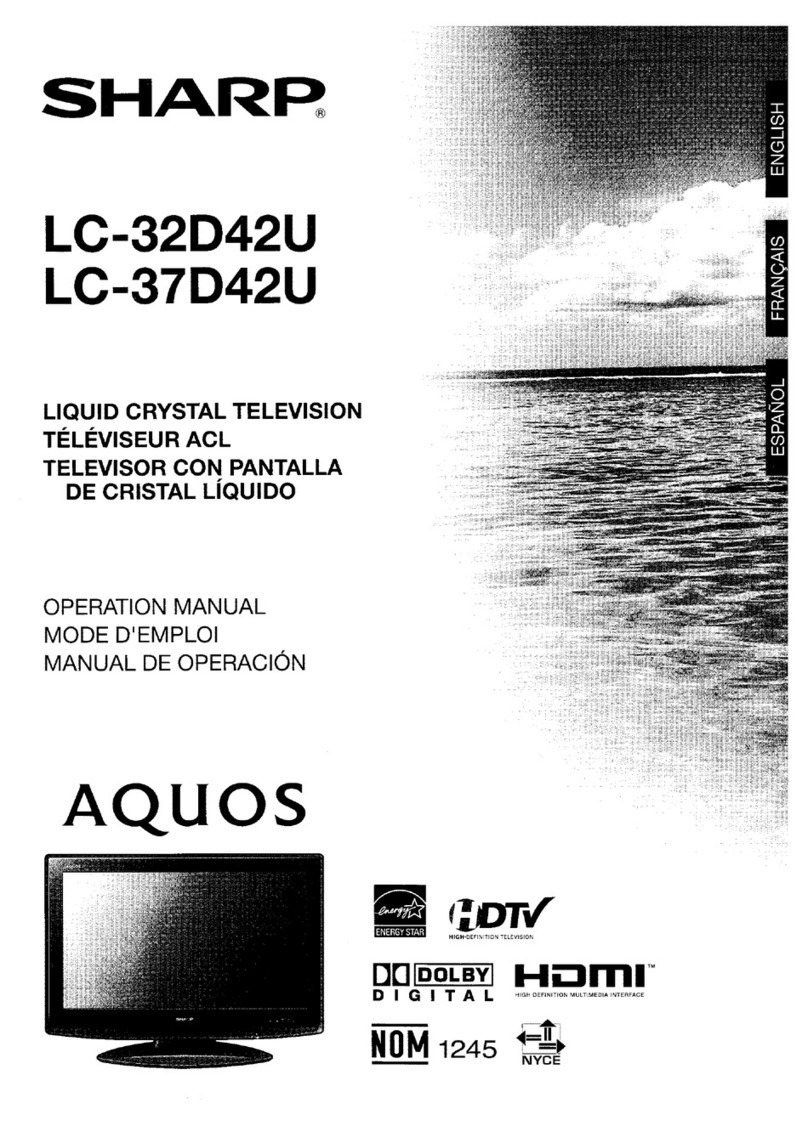 Sharp LC-32D42U User manual