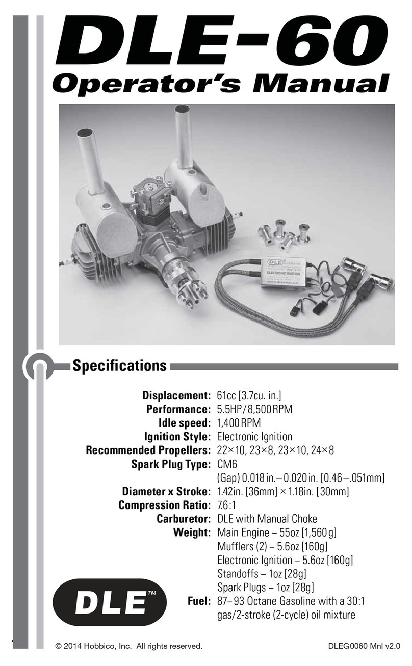 Hobbico DLE-60 Operator's manual Hobbico DLE-60 Operator's manual