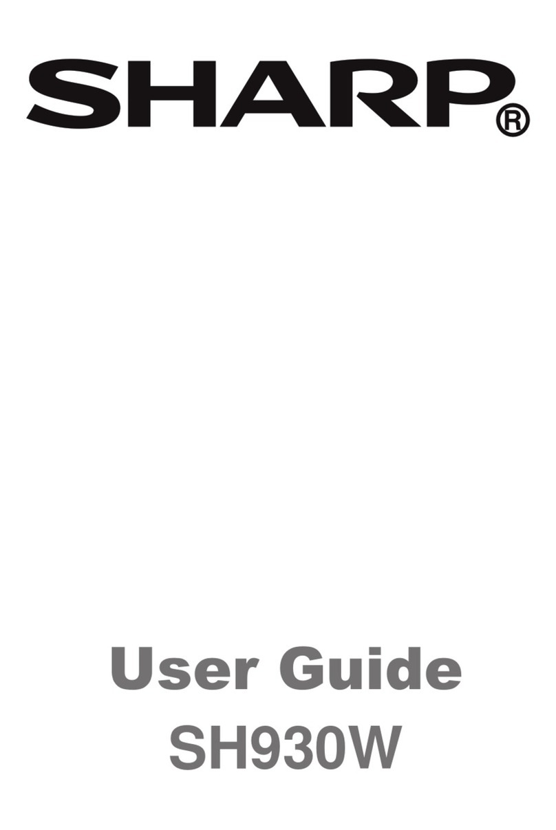 Sharp SH930W User manual