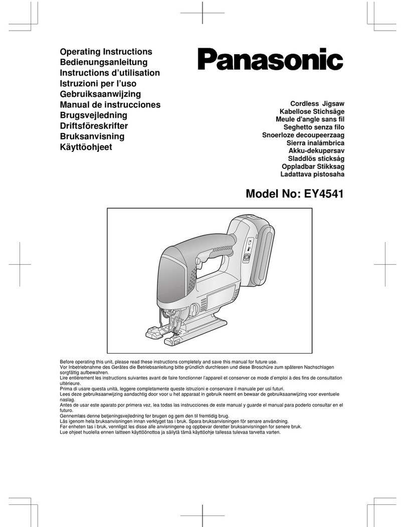 Panasonic EY4541 operating instructions