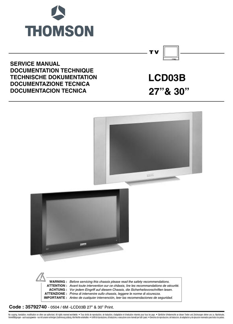 THOMSON LCD03B User manual THOMSON LCD03B User manual