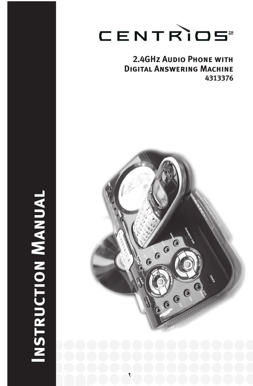 Centrios 4313376 instruction manual