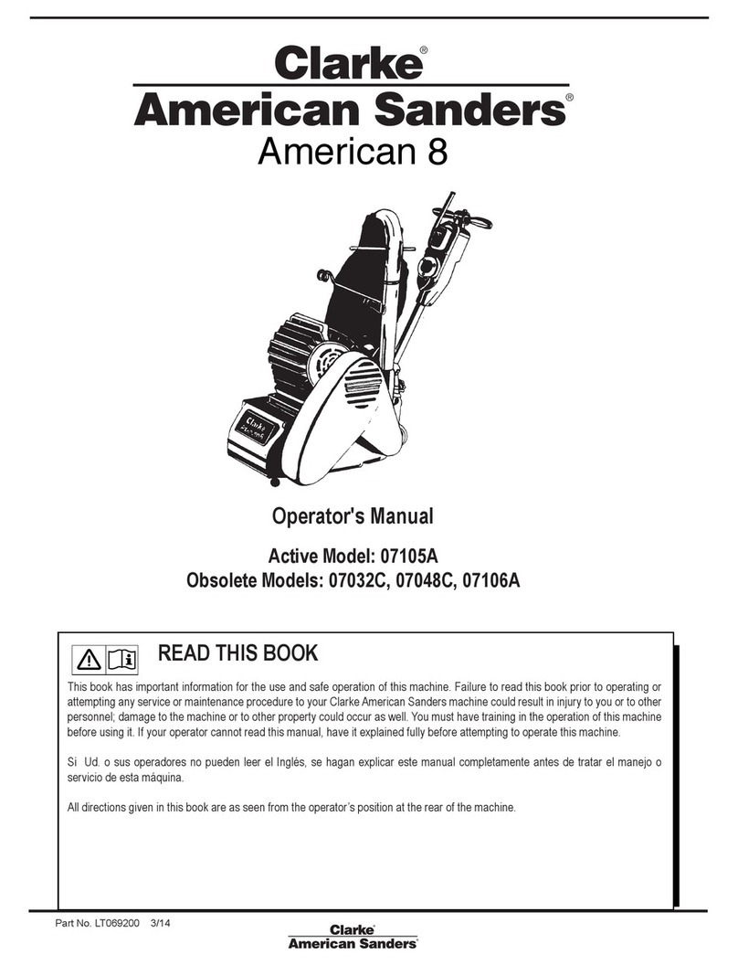 Clarke American 8 07105A User manual