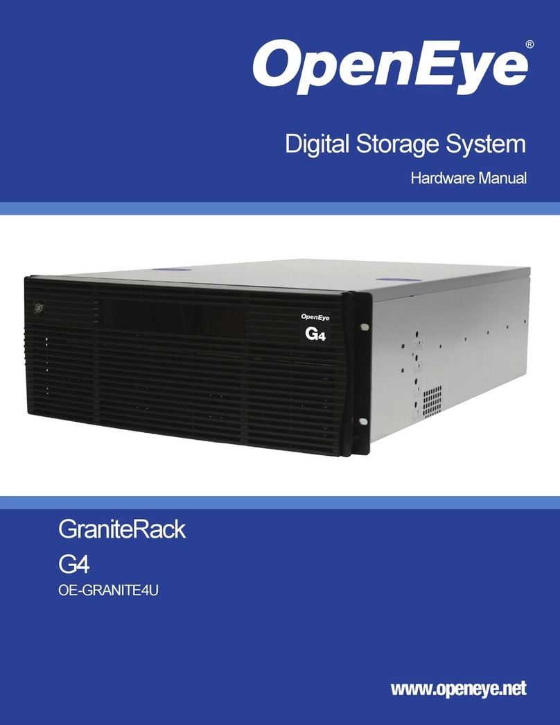 OpenEye G4 GraniteRack Hardware manual