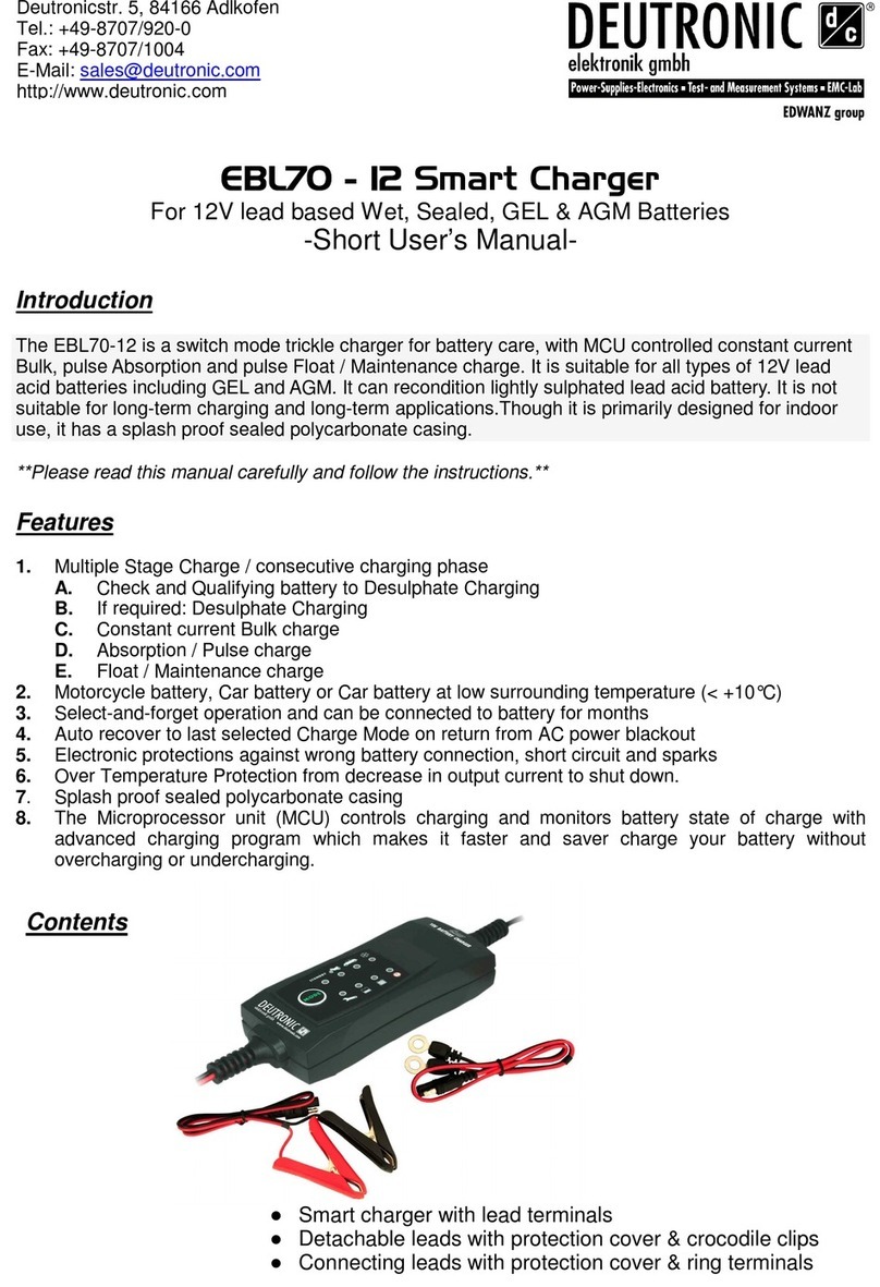 Deutronic EBL70-12 user manual