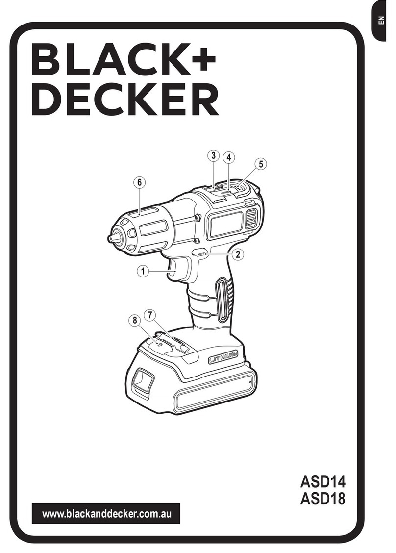 Black & Decker ASD14 User manual
