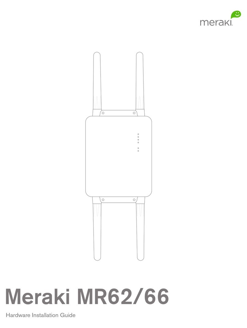 Meraki MR62 Hardware installation guide