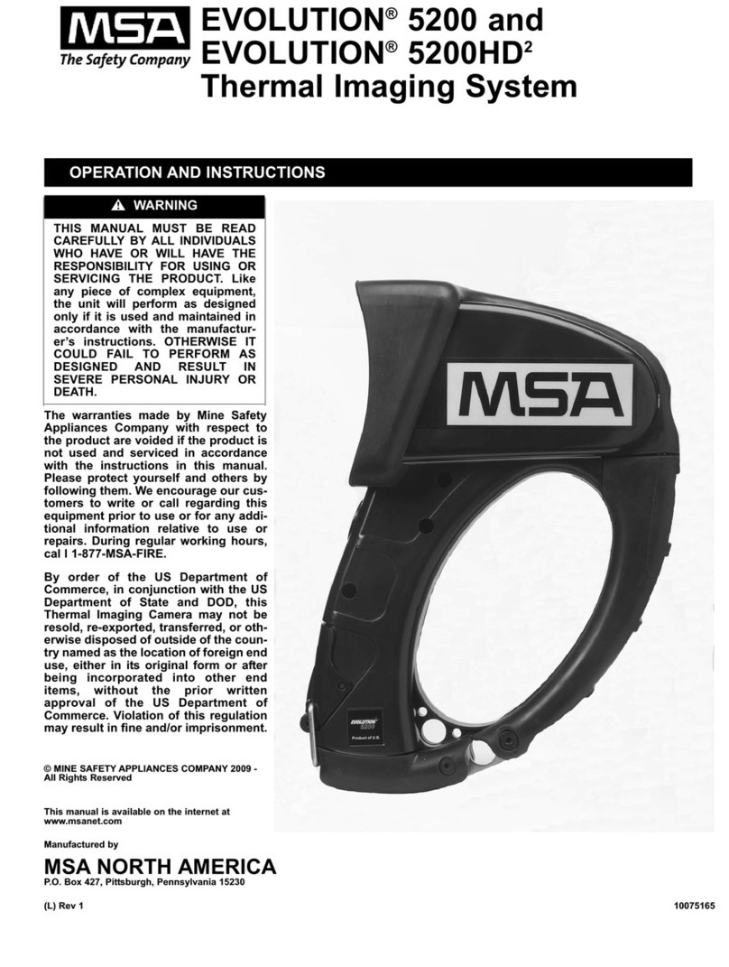 MSA EVOLUTION 5200 Operation and instructions