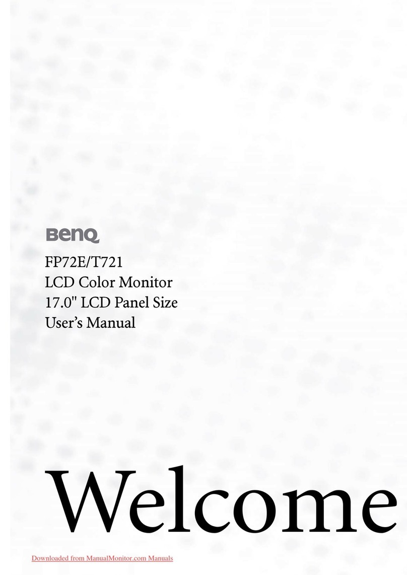 BenQ FP72E User manual