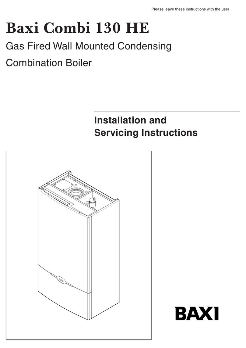Baxi Combi 130 HE Installation and servicing instructions