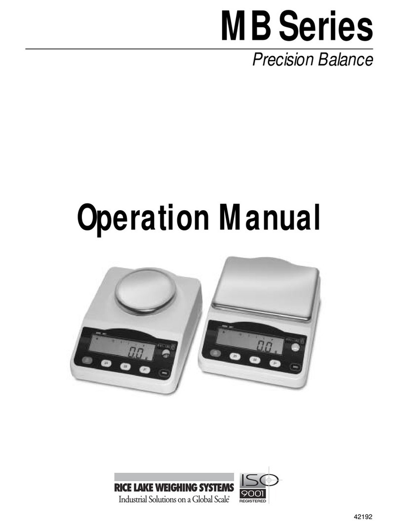 Rice Lake MB Series User manual Rice Lake MB Series User manual