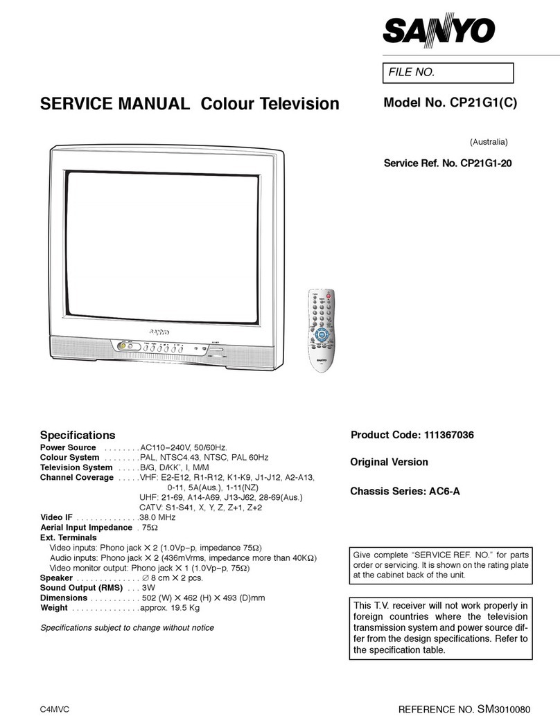 Sanyo CP21G1(C) User manual Sanyo CP21G1(C) User manual