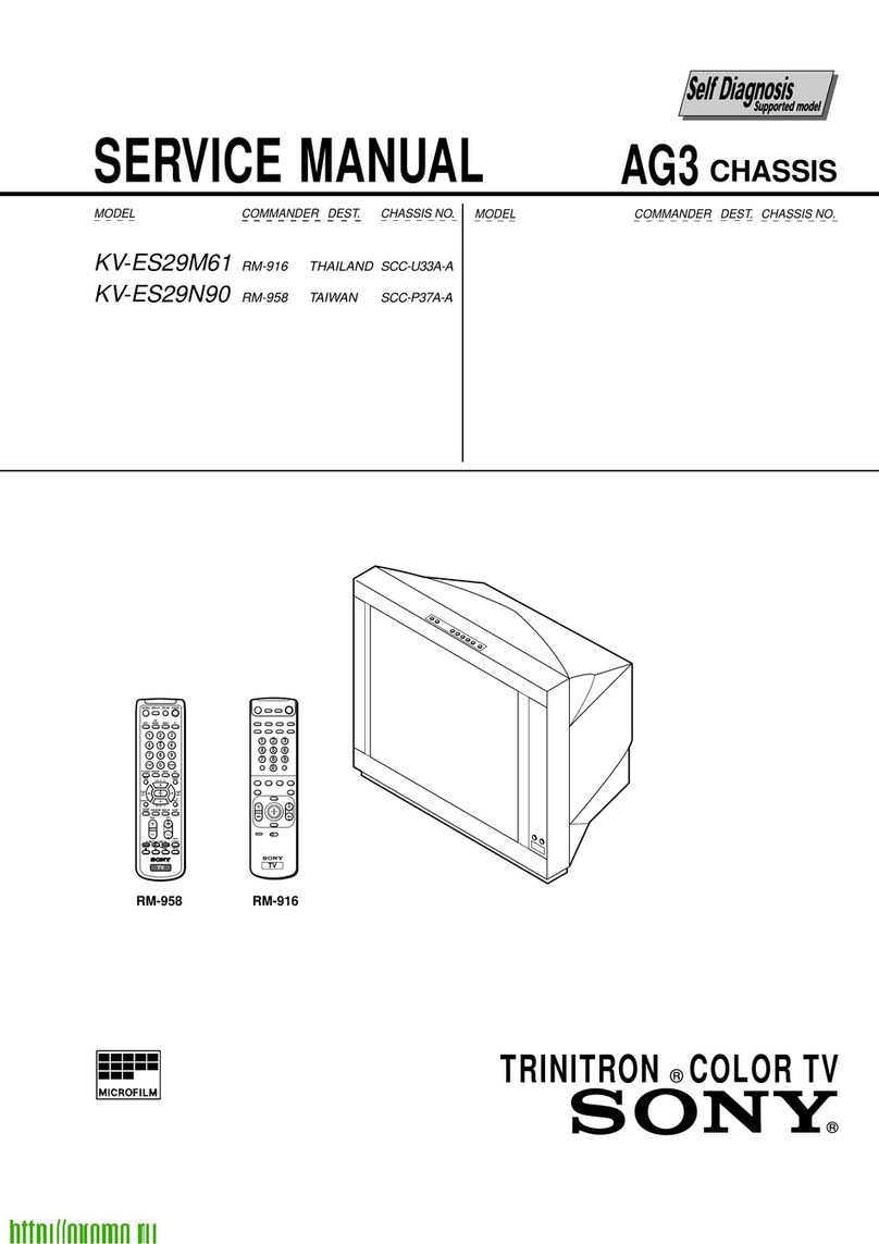 Sony KV-ES29N90 User manual Sony KV-ES29N90 User manual