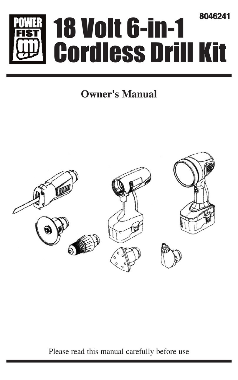 Power Fist 8046241 owner's manual