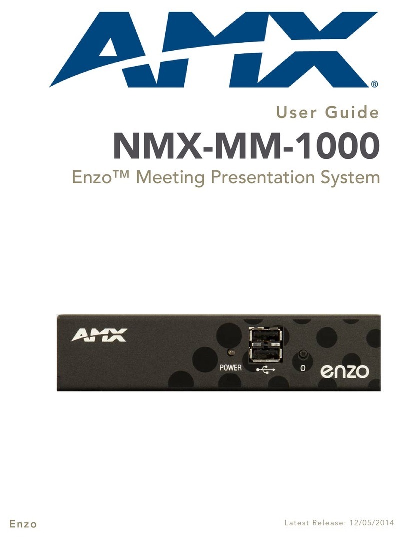 AMX NMX-MM-1000 user guide