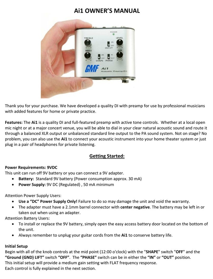 GMF Ai1 owner's manual