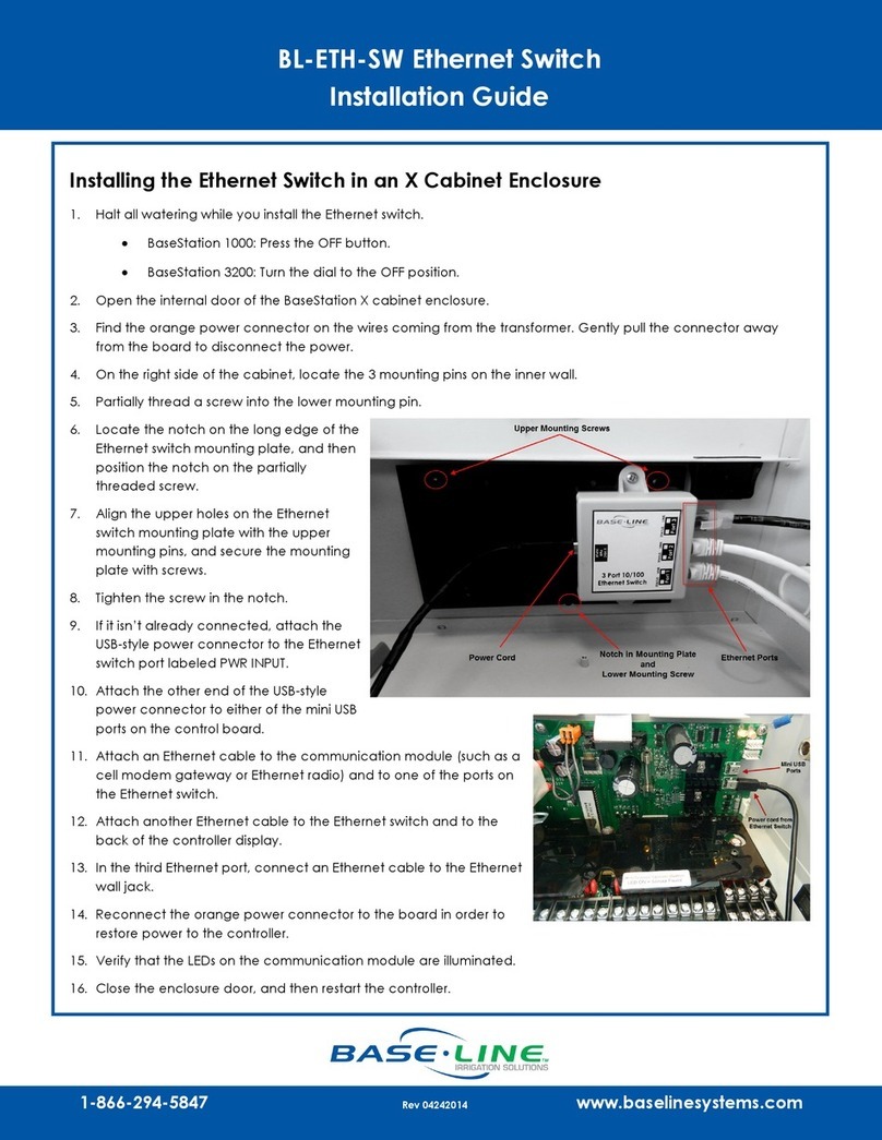 Base Line BL-ETH-SW installation guide