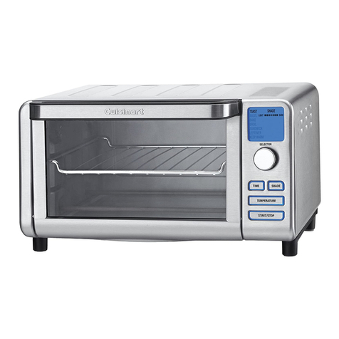 Cuisinart Compact Digital Toaster Oven Broiler TOB-100 Service manual